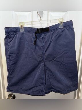 Orvis Blue 'Trout Bum' Shorts with Embroidered Label